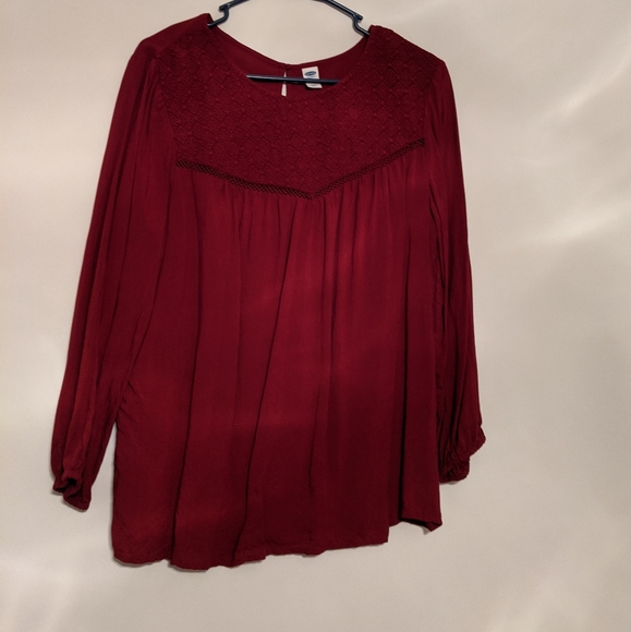 Burgundy Blouse - Picture 2 of 4